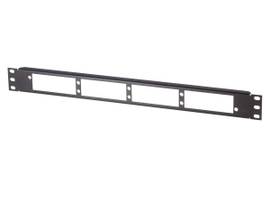 LEGRAND-ORTRONICS FIBER PNL,RAISED FLR,1U,4 OPENINGS