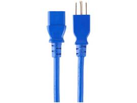 MONOPRICE 6FT 18AWG BLUE POWER CORD CABLE WITH 3 C