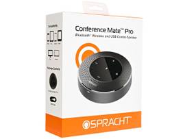 SPRACHT MCP-4010 CONFERENCE MATE PRO SPEAKER BLUETOOTH  USB WIRELESS SPEAKER. USE USB WITH PC MAC FOR ZOOM TEAMS SKYPE. DSP NOISE REDUCTION.