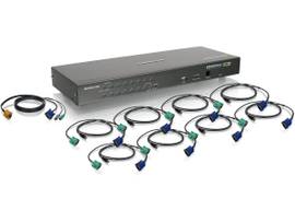 IOGEAR SWTCH 16P USB PS/2 COMBO KVM WCBLS