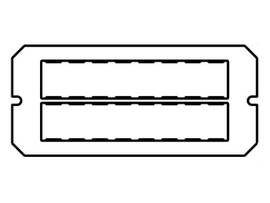 LEGRAND-WIREMOLD 1 1/2-GANG ORTRONICS TRAC