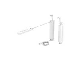 NEATUP 2.0 HEIGHT-ADJUSTABLE CABLE MANAGEMENT - POWER AND DATA BUNDLE - WHITE