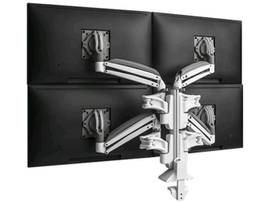 LEGRAND-CHIEF KX CLMN DESK MNT QUAD 2L ARMS WHT