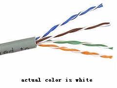 BELKIN CAT5E SOLID BULK CABLE 4PR/24AWG WHT