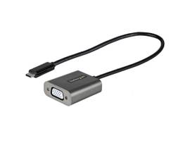 USB-C to VGA adapter dongle supports 1920x1200p/1080p/HBR2 - 12in long cable - T