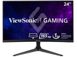 VIEWSONIC 24IN CURVED 165 HZ GAMING MONITOR W/FREESYNC,1920X1080 RESOLUTION,1MS MPRT REPSONSE TIME