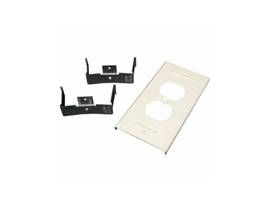 LEGRAND-WIREMOLD STL DUPLEX RECEPT COVER 3