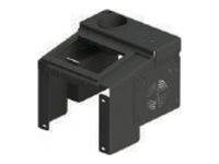 GAMBER RADIO PLATFORM FOR 9 INCH CONSOLE BOX WITH MANUAL 4X4 LEVER INDENT AND SINGLE CUP HOLDER