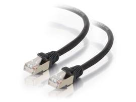 C2G 3FT CAT5E MOLDED STP CBL-BLK