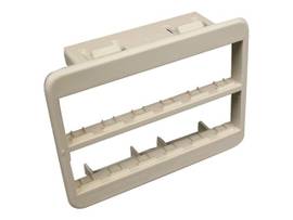 LEGRAND-WIREMOLD ORTRONICS TRACJACK MINI BEZEL-WH