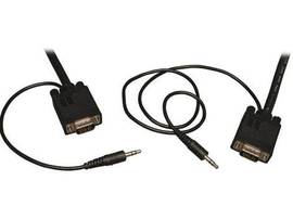 Tripp Lite series VGA High-Resolution RGB Coaxial Cable with Audio (HD15 and 3.5