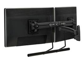 LEGRAND-CHIEF K2 WALL MNT DUAL DISP 1L ARM H-ARRAYBLK