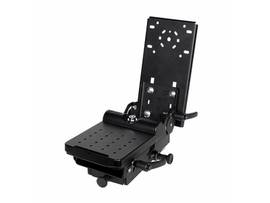 GAMBER TALL TABLET DISPLAY MOUNT, 9IN LOCKING SLIDE ARM, AND QUICK RELEASE KEYBOARD TRAY