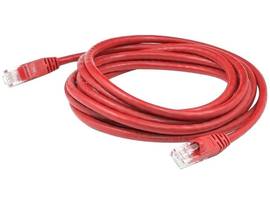 ADD-ON 2FT RJ-45 M/M CAT6A RED CU PVC PATCH CBL