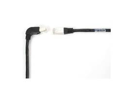 SpaceGAIN CAT6 Shielded Stranded 250-MHz Angled Patch Cable SSTP PIMF 90  Down S