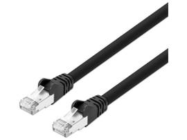 CAT8.1 S/FTP NETWORK PATCH CABLE, 10 FT., BLACK