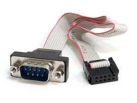 16IN SERIAL TO HEADER PANEL MOUNT CABLE
