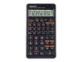 SHARP BASIC BATTERY-OPERATED SCIENTIFIC CALCULATOR WITH 1 LINE DISPLAY PERFECT FOR STUDENTS STUDYING GENERAL MATH AND SCIENCE, PRE-ALGEBRA, ALGEBRA