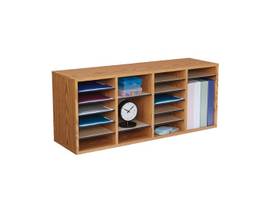 SAFCO ORGNZR WOOD ADJ 24 COMP MOK