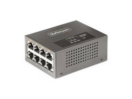 STARTECH 4-PORT MULTI-GIGABIT POE INJECTOR, 5/2.5G ETHERNET (NBASE-T), POE/POE+/POE++ (802.3AF/802.3AT/802.3BT), 95W MAX, WALL/DIN RAIL MOUNTABLE, UNM
