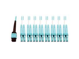 TRIPP LITE MMF FIBER B/O 24F MTP/MPO-PCX8 LC F/M 5M