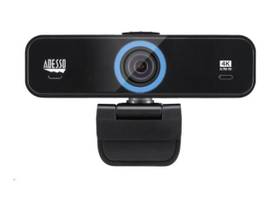 ADESSO 4K ULTRA HD WEBCAM WITH BUILD IN ADJUSTABLE FOV AUDIO/VIDEO PRIVACY SWITCH NOICE CANCELLATION MICROPHONE FOV RANGE: 120/110/100/90/80 DEGREE