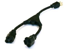 MONOPRICE POWER CORD SPLITTER - NEMA 5-15P TO NEMA
