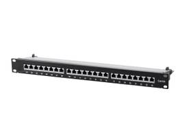 MONOPRICE ENTEGRADE SERIES CAT6A 19IN 1U PATCH PANEL_ SHIELDED_ 24-PORT DUAL IDC