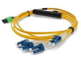 AddOn 40m MPO (Female) to 8xLC (Male) 8-strand Orange OS2 Multiple Riser Fiber F