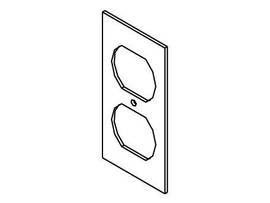 LEGRAND-WIREMOLD SINGLE GANG BOTTOM DUP