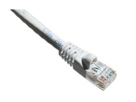 AXIOM 35FT CAT5E 350MHZ PATCH CABLE MOLDED BOOT (WHITE)