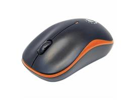 WRLS MOUSE ORANGE/BLACK