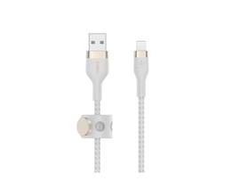 BELKIN,USB-A TO LTG, BRAID SIL, 1M, WHT