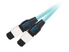 LEGRAND-ORTRONICS 15M MTP 10G OM3 MM FIBER-AQUA