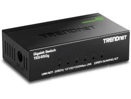 TRENDNET 5PRT G GREENNET SWTCH METAL