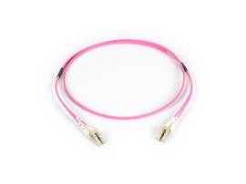 BLACK BOX CORP. CONNECT OM4 10/40/100G FIBER CABLE ERIKA VIOLET LCLC 1M
