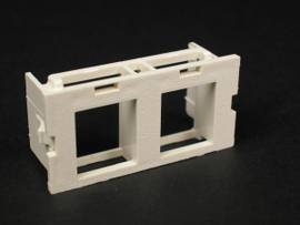 LEGRAND-WIREMOLD 2A DUAL UNLOADED AMP MODULE LT GY (PKG OF 10)