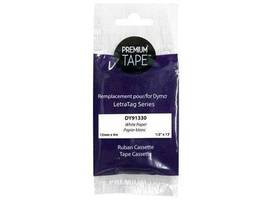 NU-TONE DYMO 91330 PAPER LABEL COMPATIBLE BLACK/WHITE 12MM