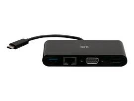 C2G USB C MULTIPORT ADAPTER 4K BLK
