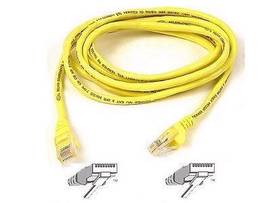 BELKIN CAT5E PATCH CABLE RJ45M/RJ45M/15 YELLOW
