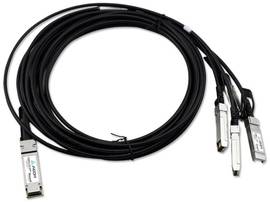 AXIOM 40GBASE-CR4 QSFP+ TO 4 10GBASE-CU SFP+ PASSIVE DAC EXTREME COMPATIBLE 3M