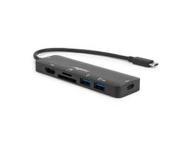 ROCSTOR PREMIUM USB TYPE-C 6-IN-1 4K MULTIPORT A