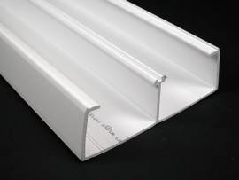 LEGRAND-WIREMOLD NM RACEWAY BASE 2 COMP 5400 WHT  (PKG OF 48FT)