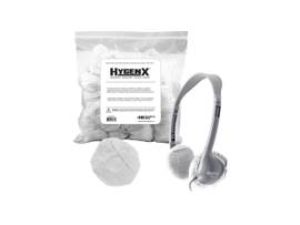 VCOM HYGENX SANITARY, DISPOSABLE EAR CUSHION COVERS (2.5INCH WHITE, BULK BAG - 1,000 PAIRS) - FOR ON-EAR HEADPHONES AND HEADSETS