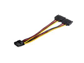 DUAL SATA TO LP4 POWER DOUBLER ADAPTER
