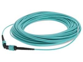 AddOn 80m MPO (Female) to MPO (Female) 12-strand Aqua OM3 Multiple Riser Fiber P