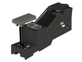 GAMBER KIT - 2020+ FORD UTILITY SHORT CONSOLE BOX WITH CUP HOLDER, POLE ARMREST, AND MONGOOSE MOTION ATTACHMENT