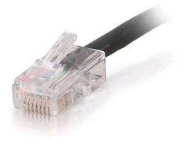 C2G CABLE QS 100FT CAT5E NON BOOTED CMP BLK