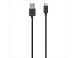 BELKIN CABLE,USB,USBA/USBMICROB,4 BLACK