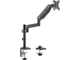ROCSTOR ERGOREACH EP8 PREMIUM SINGLE ERGONOMIC MONITOR ARM, C-CLAMP & GROMMET - SUPPORTS UP TO 34 DISPLAY, 22LB -VESA 75X75 & 100X100MM -
